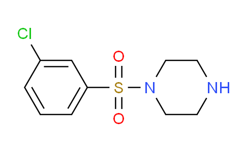 CAS No. 233261-85-3, 1-(3-Chloro-benzenesulfonyl)-piperazine
