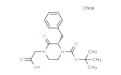 CAS No. 215121-89-4, (S)-2-(3-benzyl-4-(tert-butoxycarbonyl)-2-oxopiperazin-1-yl)acetic acid