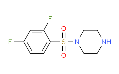 CAS No. 847783-38-4, 1-((2,4-Difluorophenyl)sulfonyl)piperazine