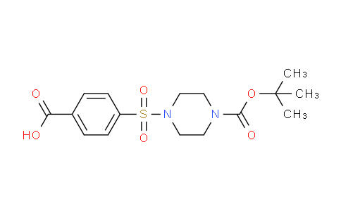 CAS No. 138385-00-9, 4-((4-(tert-butoxycarbonyl)piperazin-1-yl)sulfonyl)benzoic acid