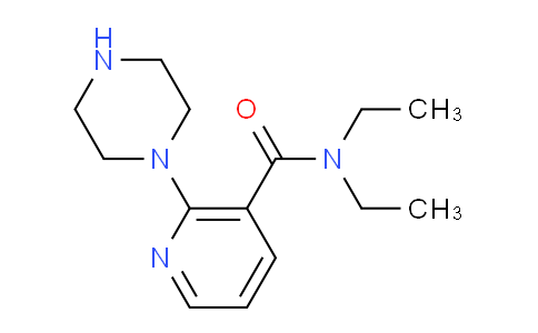 CAS No. 902836-85-5, N,N-diethyl-2-(piperazin-1-yl)nicotinamide