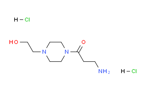 CAS No. 717904-40-0, 3-Amino-1-[4-(2-hydroxyethyl)piperazin-1-yl] propan-1-one dihydrochloride