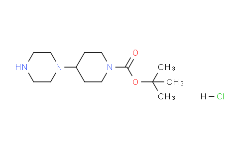 CAS No. 205059-39-8, 1-(1-Boc-piperidin-4-yl)piperazine hydrochloride