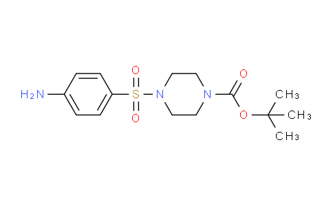 CAS No. 173951-84-3, tert-Butyl 4-(4-aminophenylsulfonyl)piperazine-1-carboxylate