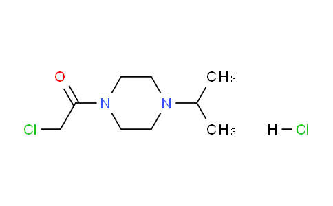 CAS No. 185547-14-2, 2-Chloro-1-(4-isopropyl-piperazin-1-yl)-ethanone hydrochloride