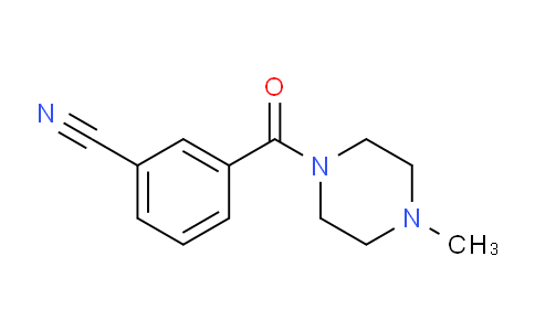 CAS No. 1016743-09-1, 3-(4-Methylpiperazine-1-carbonyl)benzonitrile