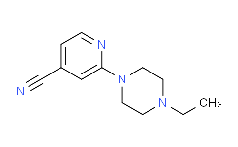 CAS No. 1017028-13-5, 2-(4-Ethylpiperazino)isonicotinonitrile