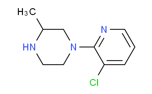 CAS No. 1017789-43-3, 1-(3-Chloropyridin-2-yl)-3-methylpiperazine