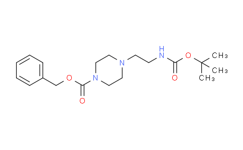 CAS No. 500013-42-3, 1-Cbz-4-(2-N-Boc-Amino-ethyl)-piperazine