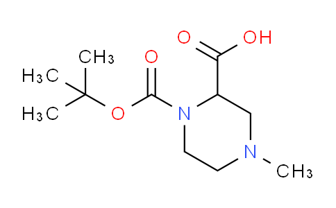 CAS No. 1263377-93-0, 1-(tert-Butoxycarbonyl)-4-methylpiperazine-2-carboxylic acid