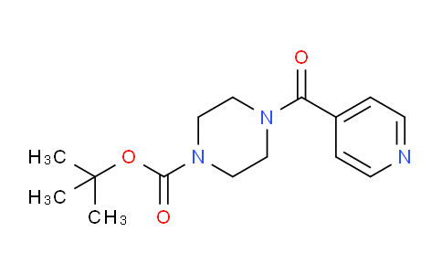 CAS No. 163838-89-9, tert-Butyl 4-isonicotinoylpiperazine-1-carboxylate