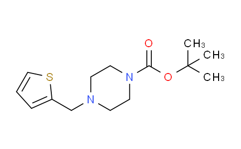 CAS No. 77278-68-3, tert-Butyl 4-(thiophen-2-ylmethyl)piperazine-1-carboxylate