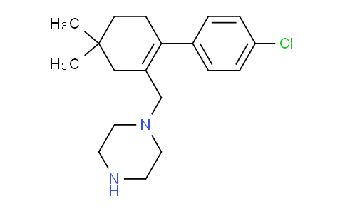 CAS No. 1228838-29-6, 1-((4'-Chloro-4,4-dimethyl-3,4,5,6-tetrahydro-[1,1'-biphenyl]-2-yl)methyl)piperazine