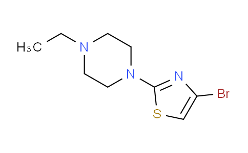 CAS No. 1289002-93-2, 4-Bromo-2-(4-ethylpiperazino)thiazole
