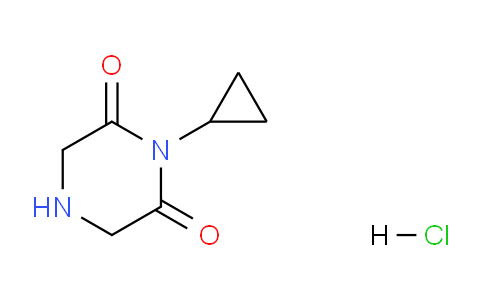 CAS No. 1422343-99-4, 1-Cyclopropylpiperazine-2,6-dione hydrochloride