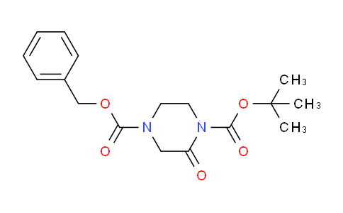 CAS No. 1228675-25-9, 4-Benzyl 1-tert-butyl 2-oxopiperazine-1,4-dicarboxylate