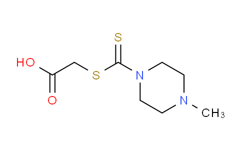CAS No. 15970-45-3, 2-((4-Methylpiperazine-1-carbonothioyl)thio)acetic acid