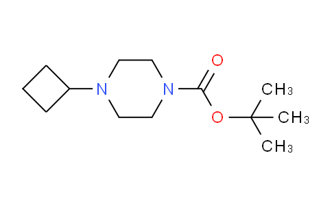 CAS No. 485798-62-7, tert-Butyl 4-cyclobutylpiperazine-1-carboxylate