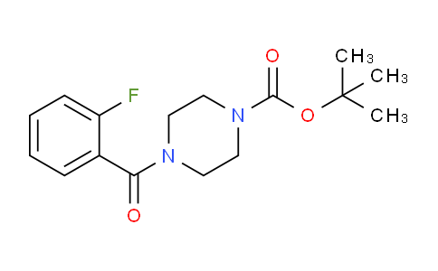 CAS No. 828298-39-1, tert-Butyl 4-(2-fluorobenzoyl)piperazine-1-carboxylate