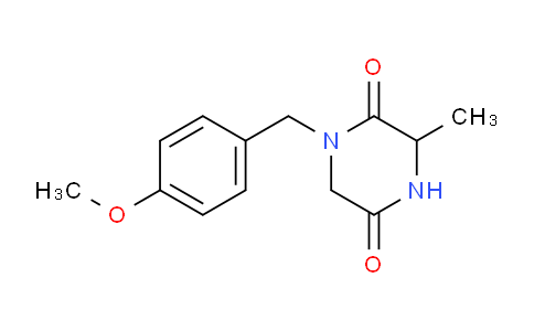 CAS No. 1465769-17-8, 1-(4-Methoxybenzyl)-3-methylpiperazine-2,5-dione