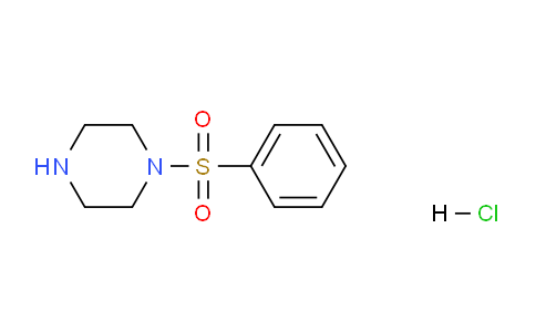 CAS No. 412293-98-2, 1-(Phenylsulfonyl)piperazine hydrochloride