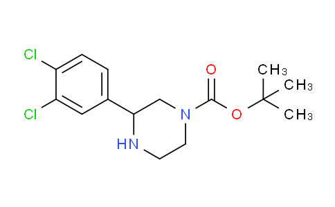 CAS No. 185110-16-1, 1-Boc-3-(3,4-dichlorophenyl)piperazine