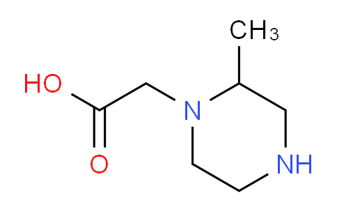 CAS No. 1060813-51-5, 2-(2-Methyl-1-piperazinyl)acetic Acid