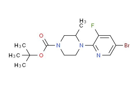 CAS No. 1354940-67-2, 1-Boc-4-(5-bromo-3-fluoro-2-pyridyl)-3-methylpiperazine
