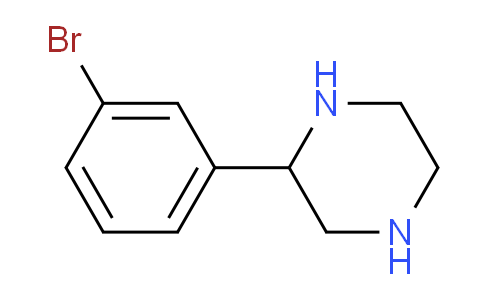CAS No. 885962-24-3, 2-(3-Bromophenyl)piperazine