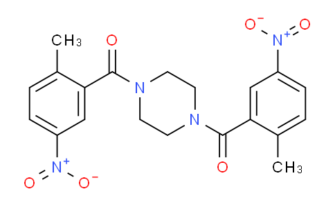 CAS No. 882864-16-6, Piperazine-1,4-diylbis((2-methyl-5-nitrophenyl)methanone)