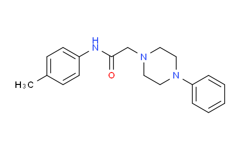 CAS No. 763124-68-1, 2-(4-Phenylpiperazin-1-yl)-N-(p-tolyl)acetamide