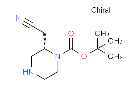 CAS No. 1589565-36-5, tert-butyl (2S)-2-(cyanomethyl)piperazine-1-carboxylate