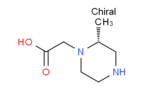 CAS No. 1240582-26-6, 2-[(2R)-2-methylpiperazin-1-yl]acetic acid