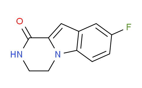 CAS No. 1279854-65-7, 8-fluoro-3,4-dihydro-2H-pyrazino[1,2-a]indol-1-one