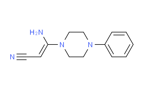 CAS No. 141991-47-1, 3-AMINO-3-(4-PHENYLPIPERAZINO)ACRYLONITRILE