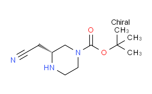CAS No. 2306248-13-3, tert-butyl (3R)-3-(cyanomethyl)piperazine-1-carboxylate