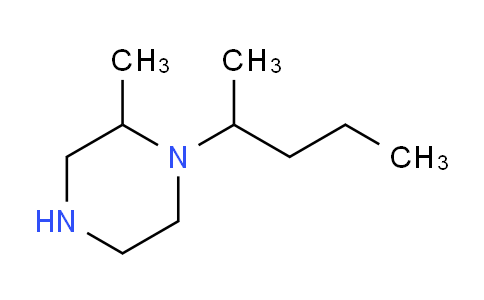 CAS No. 1240572-40-0, 2-Methyl-1-(pentan-2-yl)piperazine