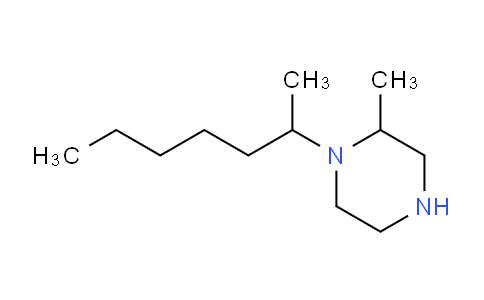 CAS No. 1240573-64-1, 1-(Heptan-2-yl)-2-methylpiperazine