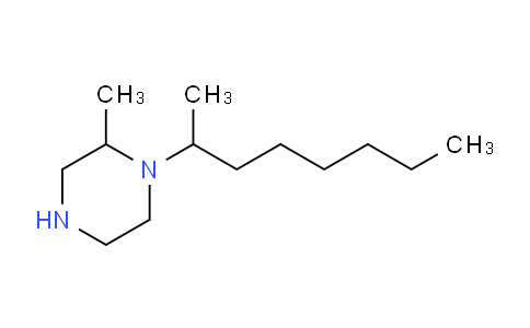 CAS No. 1240572-81-9, 2-Methyl-1-(octan-2-yl)piperazine