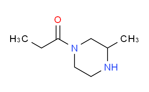 CAS No. 314729-15-2, 1-(3-Methylpiperazin-1-yl)propan-1-one