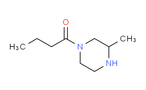 CAS No. 1240574-13-3, 1-(3-Methylpiperazin-1-yl)butan-1-one