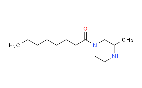 CAS No. 1240573-10-7, 1-(3-Methylpiperazin-1-yl)octan-1-one
