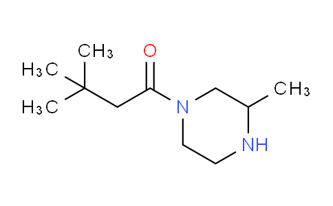 CAS No. 1240567-38-7, 3,3-Dimethyl-1-(3-methylpiperazin-1-yl)butan-1-one