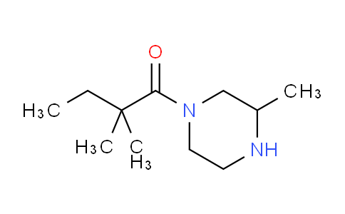 CAS No. 1240565-10-9, 2,2-Dimethyl-1-(3-methylpiperazin-1-yl)butan-1-one