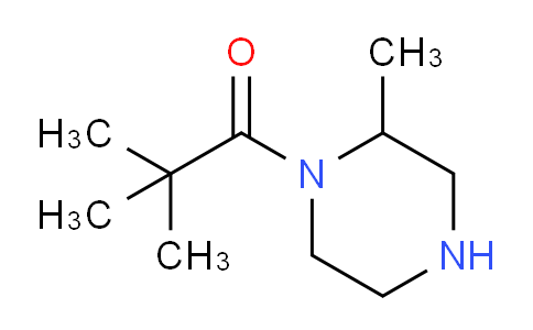 CAS No. 1240568-55-1, 2,2-Dimethyl-1-(2-methylpiperazin-1-yl)propan-1-one