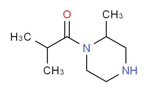 CAS No. 1240565-73-4, 2-Methyl-1-(2-methylpiperazin-1-yl)propan-1-one