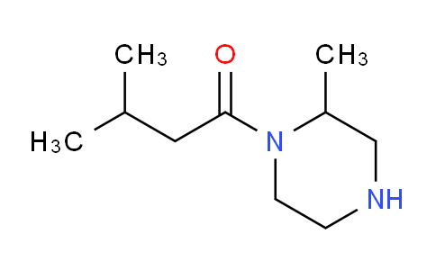 CAS No. 1240570-02-8, 3-Methyl-1-(2-methylpiperazin-1-yl)butan-1-one