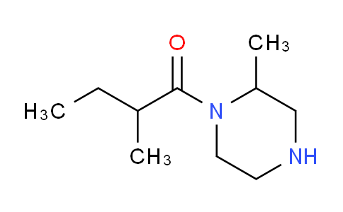 CAS No. 1240578-59-9, 2-Methyl-1-(2-methylpiperazin-1-yl)butan-1-one