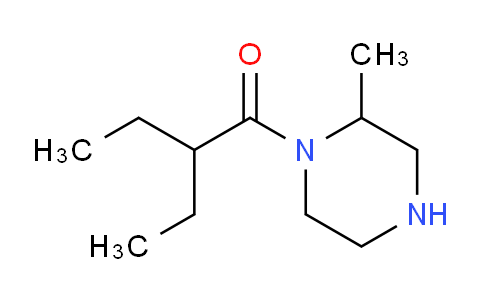 CAS No. 1240566-99-7, 2-Ethyl-1-(2-methylpiperazin-1-yl)butan-1-one