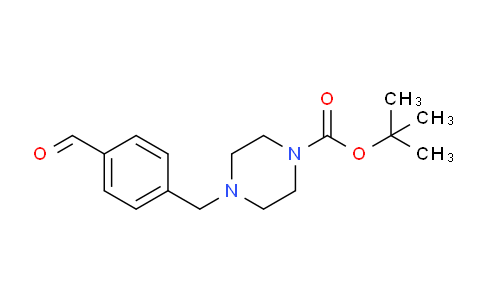 CAS No. 844891-09-4, tert-Butyl 4-(4-formylbenzyl)piperazine-1-carboxylate
